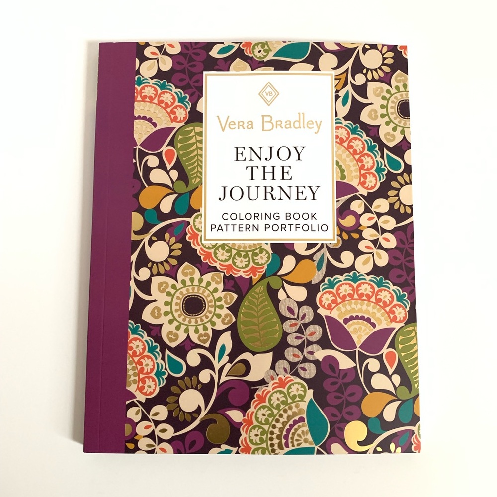 New Vera Bradley Enjoy The Journey Coloring Book
